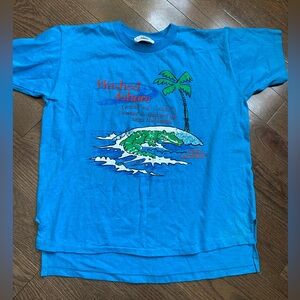 Vintage Lacoste Izod beach t shirt kids xl 18 made in USA